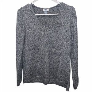 Space Grey Long Sleeve V-Neck